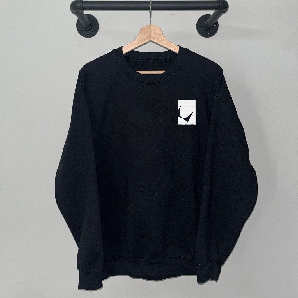 Black Herman Miller Design Knoll Eames Chest Graphic Crewneck Sweatshirt